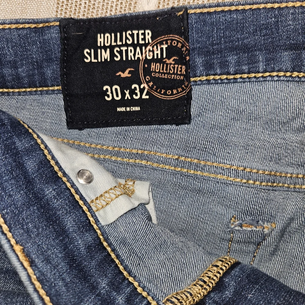 Hollister Men's Slim Jeans - Medium Blue